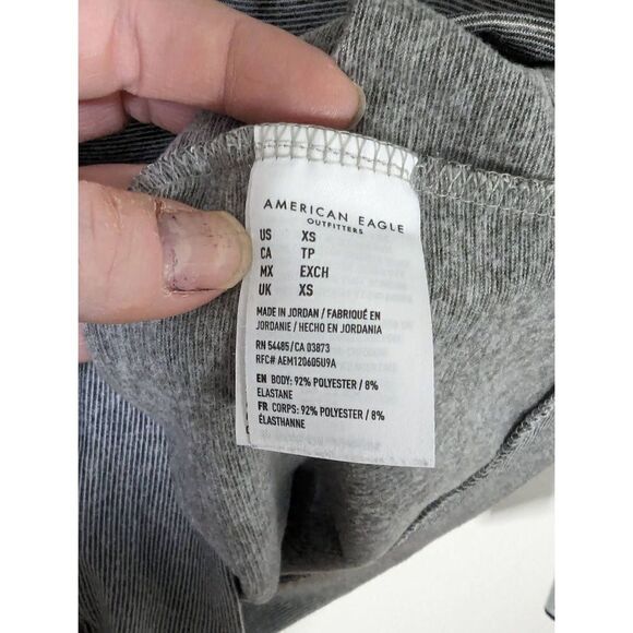 American Eagle Men's Active Striped Hoodie Sweatshirt - Size XS - Picture 10 of 10